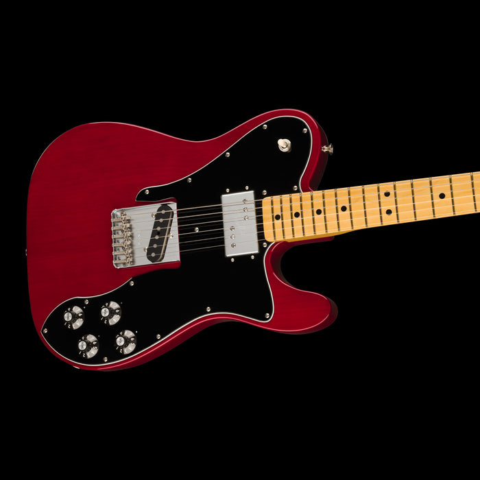 Fender American Vintage II 1977 Telecaster Custom Wine Closeup Body Right