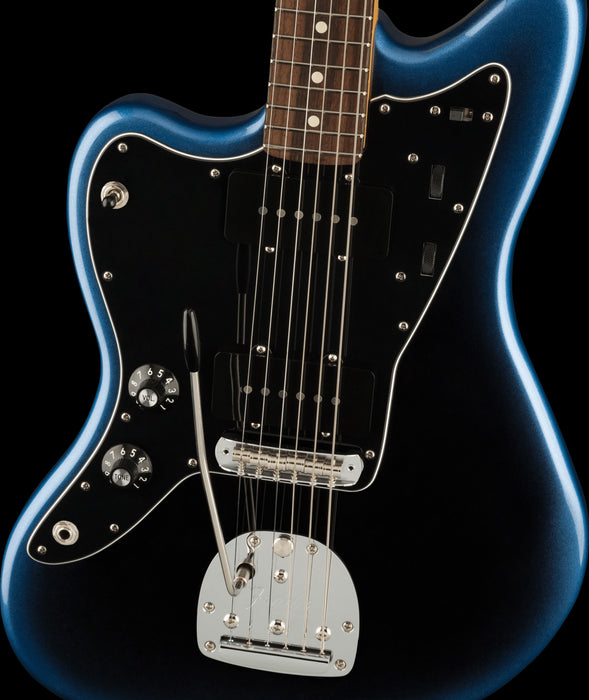 Fender American Professional II Jazzmaster Left-Hand Dark Night Closeup Hardware