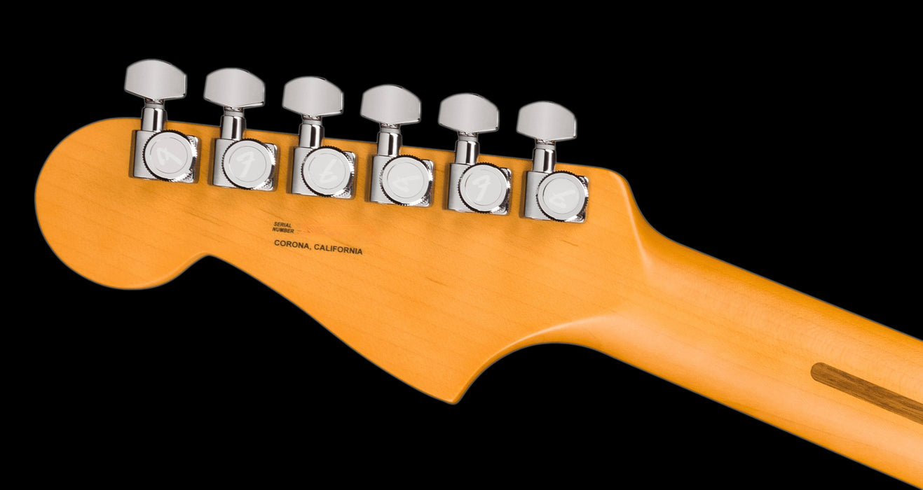 Fender American Ultra II Meteora Maple Fingerboard Avalanche Headstock Back