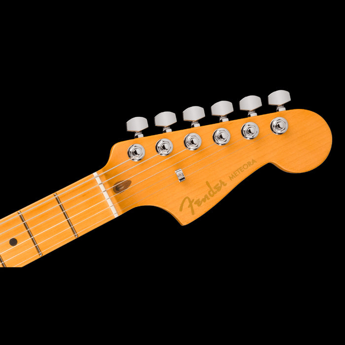 Fender American Ultra II Meteora Maple Fingerboard Avalanche Front Headstock