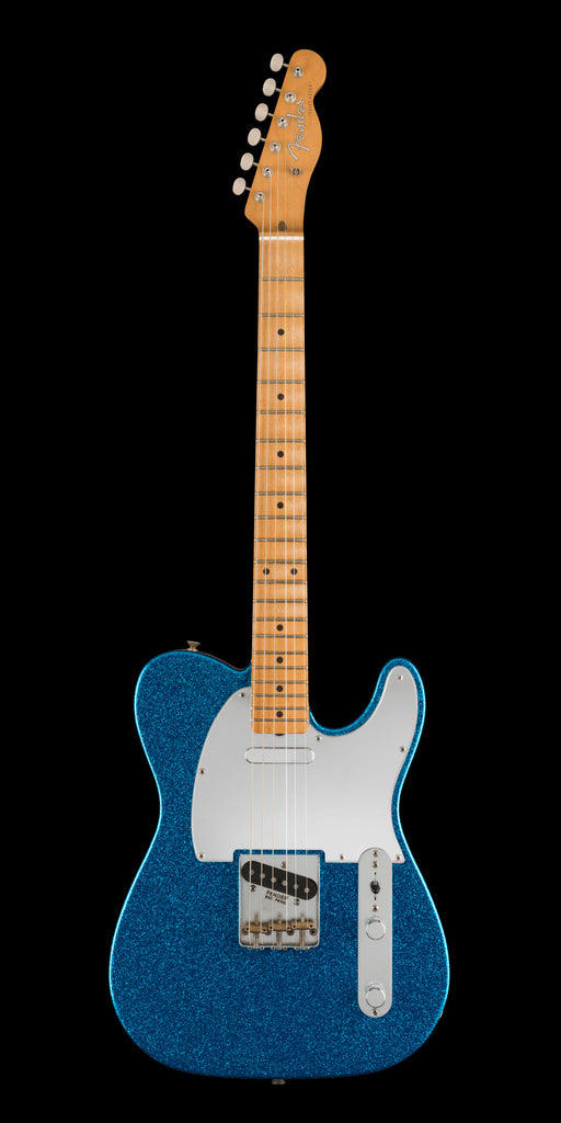 Fender Artist Series J Mascis Tele Maple Board Bottle Rocket Blue Flake Front