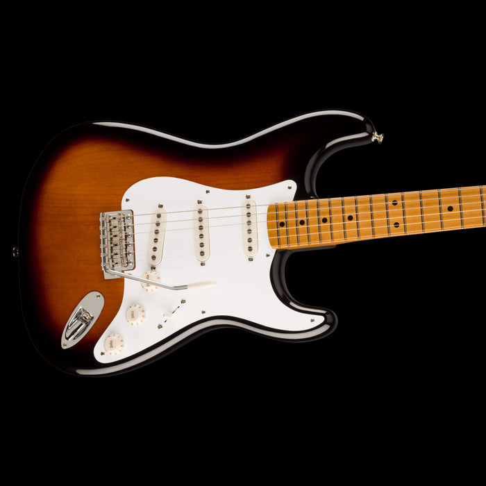 Fender Vintera II '50s Stratocaster Maple Fingerboard 2-Color Sunburst Closeup Body Right