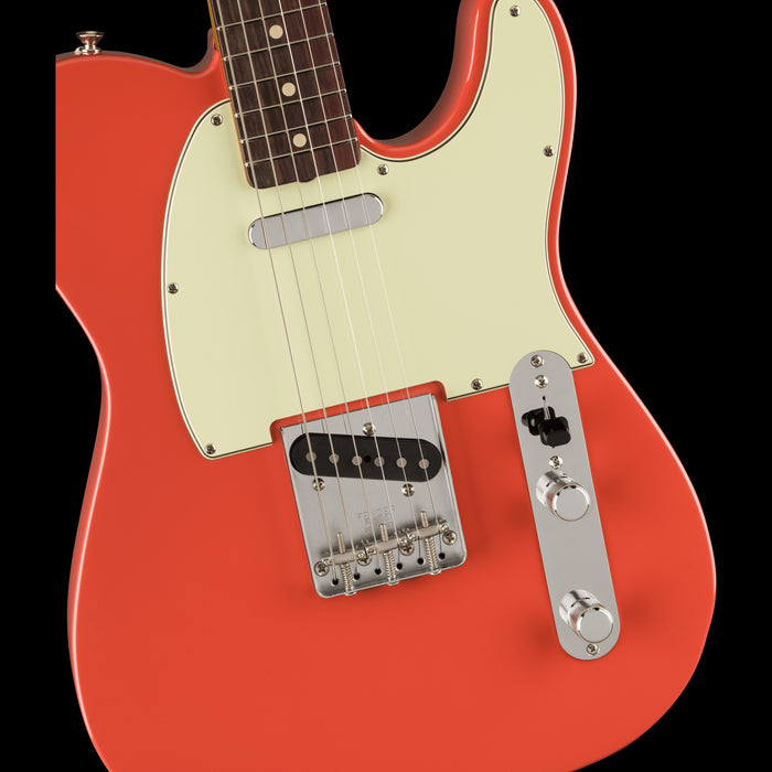 Fender Vintera II 60s Telecaster Rosewood Fingerboard Fiesta Red Closeup Body