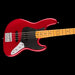 Fender American Ultra II Jazz Bass Maple Fingerboard Sinister Red Front Angle