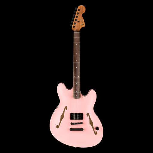 Fender Tom DeLonge Starcaster Satin Shell Pink Front