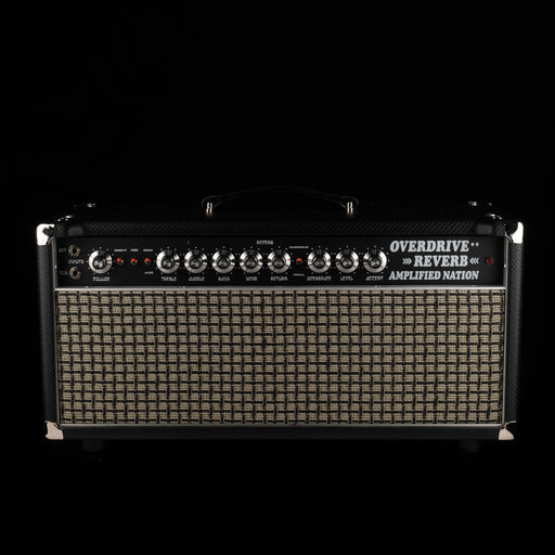 Amplified Nation Overdrive Reverb 50-Watt Guitar Amp Head Carbon Fiber Tolex