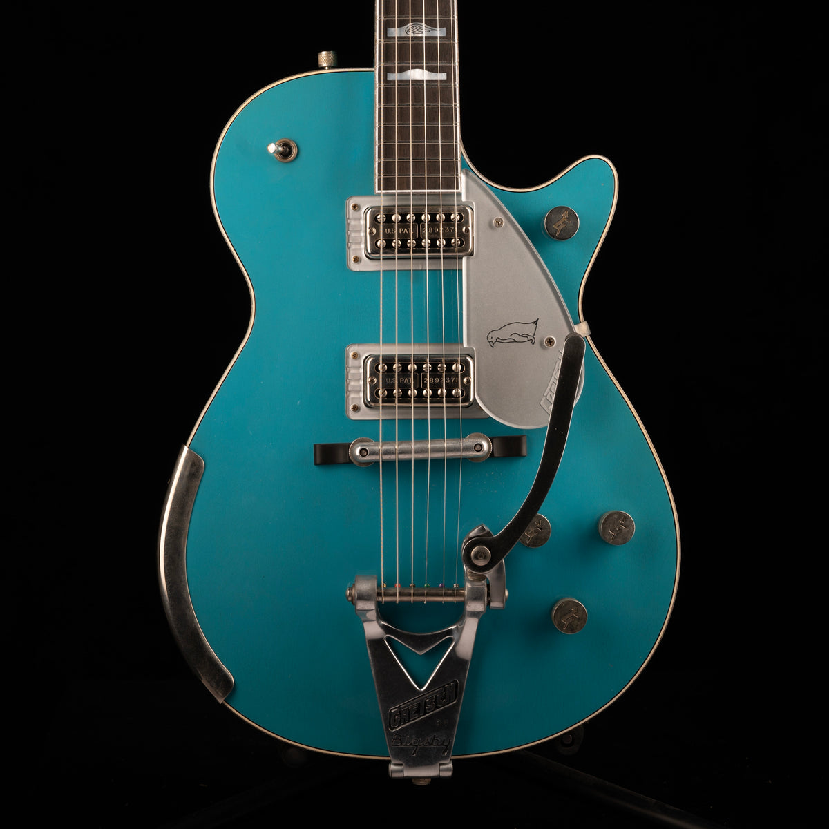 Gretsch Custom Shop Masterbuilt G6134CS 1955 Taos Turquoise Penguin Re —  Truetone Music