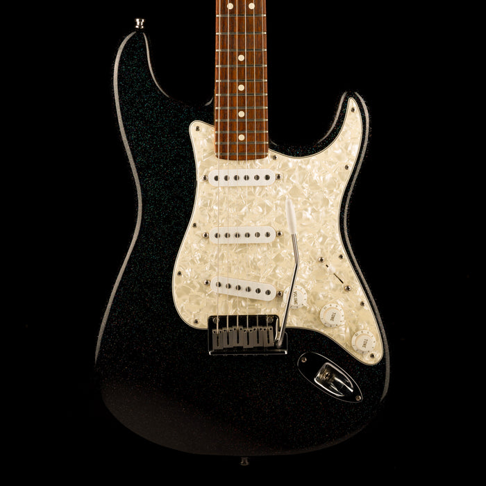 Pre Owned 1995 Fender Custom Shop American Classic Stratocaster Black Holoflake with OHSC