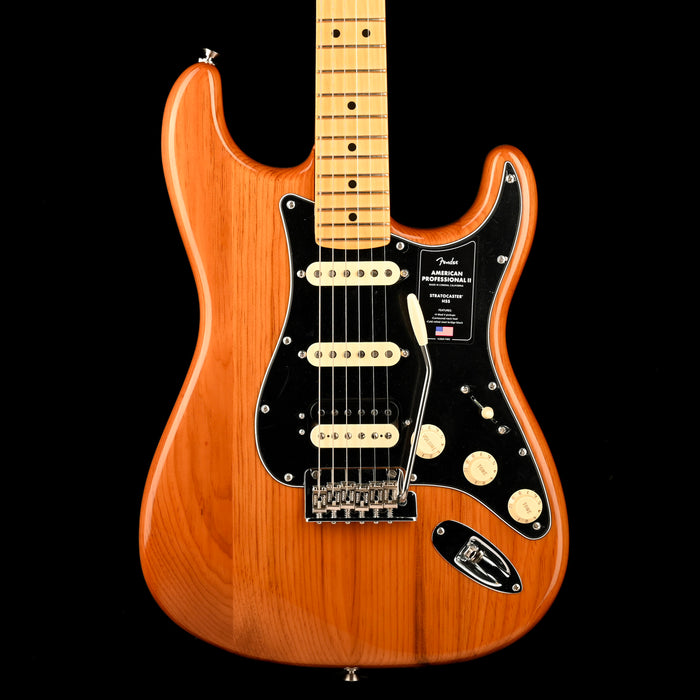 Pre Owned Fender American Professional II Stratocaster HSS Roasted Pine Electric Guitar With OHSC