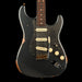 Fender Custom Shop 1962 Stratocaster Reverse Headstock Relic Charcoal Frost Metallic With Case