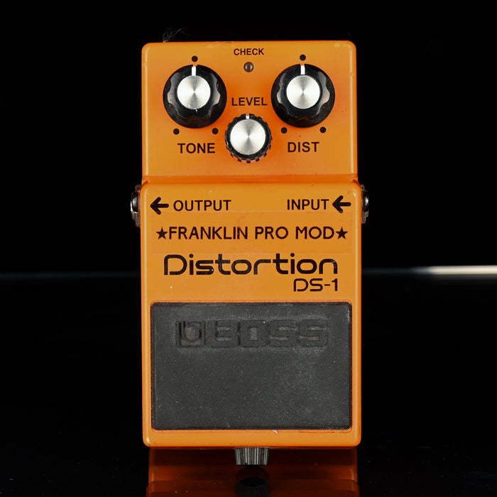 Used Boss DS-1 Distortion Franklin Pro Mod Pedal