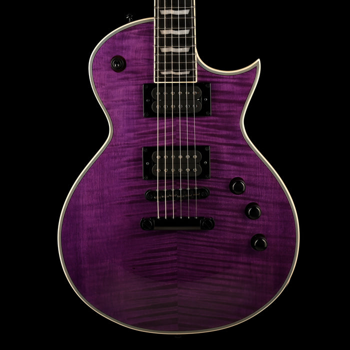 Pre Owned ESP Deluxe LTD EC-1000 Trans Purple With OHSC