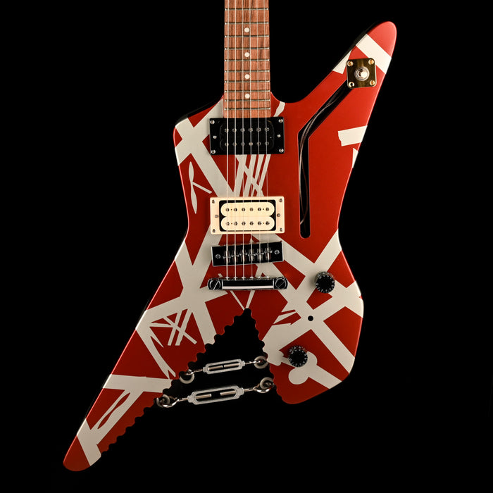 Pre Owned EVH Shark Destroyer Red Stripe With Case
