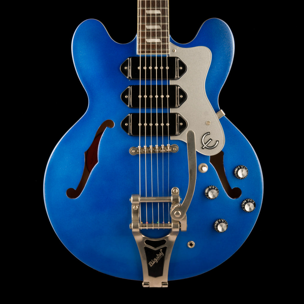 Used Epiphone Limited Edition Riviera Custom P93 Royale Chicago Blue P —  Truetone Music