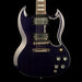 Pre Owned Gibson Custom Mod Collection 1961 SG Standard Reissue VOS Trans Blue with OHSC