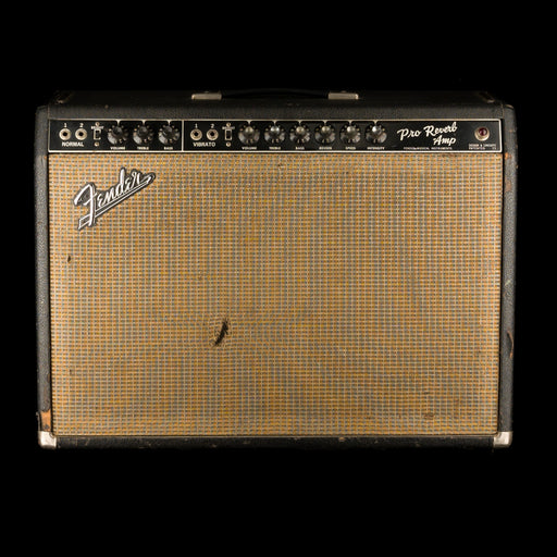 Pre Owned Vintage 1966 Fender Pro Reverb Guitar Amp Combo with Footswitch