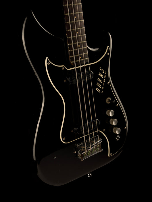 Pre Owned Vintage 1965 Burns Nu-Sonic Bass Black with OHSC