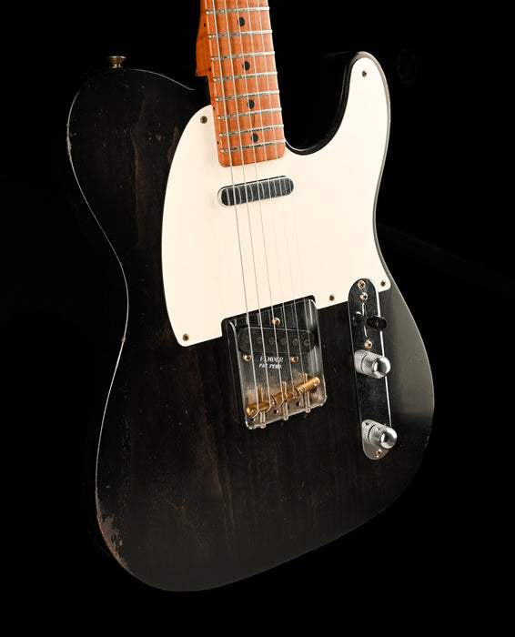 Fender Custom Shop Masterbuilt David Brown 1957 Telecaster Relic Ebony Transparent