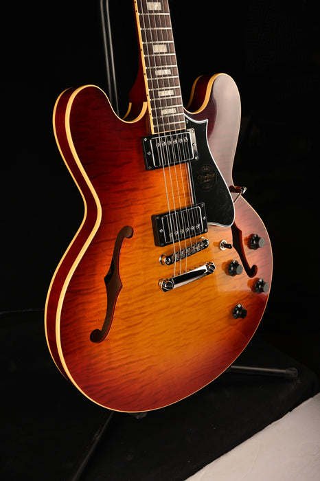 Heritage Custom Core Collection H-535 Dark Cherry Sunburst with Case - —  Truetone Music