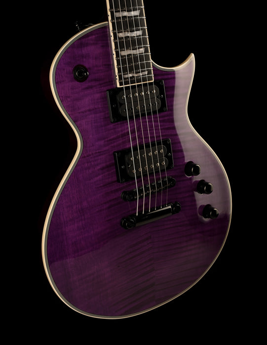 Pre Owned ESP Deluxe LTD EC-1000 Trans Purple With OHSC