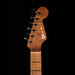 Charvel USA Select DK24 HH 2PT CM Caramelized Flame Oxblood Headstock