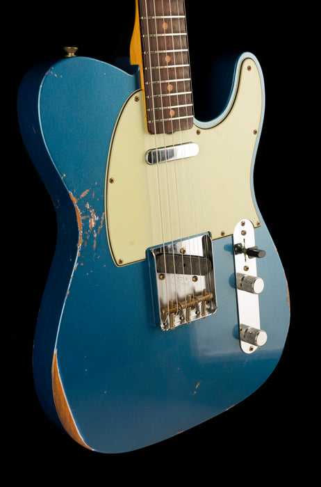 Fender Custom Shop 1963 Telecaster Relic Aged Lake Placid Blue