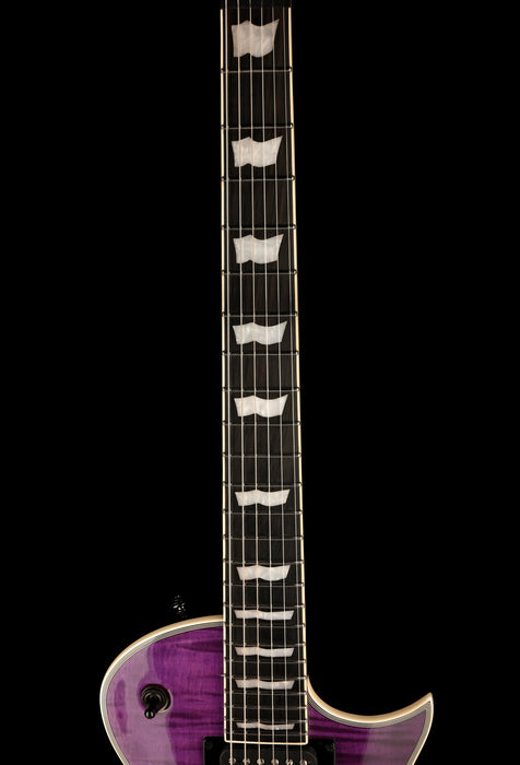 Pre Owned ESP Deluxe LTD EC-1000 Trans Purple With OHSC