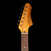 Fano Alt de Facto JM6 Medium Distress Amber Burst Headstock