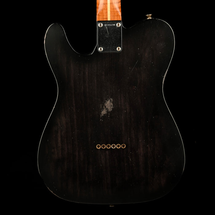 Fender Custom Shop Masterbuilt David Brown 1957 Telecaster Relic Ebony Transparent