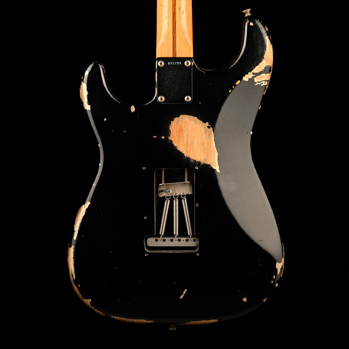 Pre Owned Fender Custom Shop Masterbuilt Dennis Galuszka H.A.R Stratocaster Black With OHSC