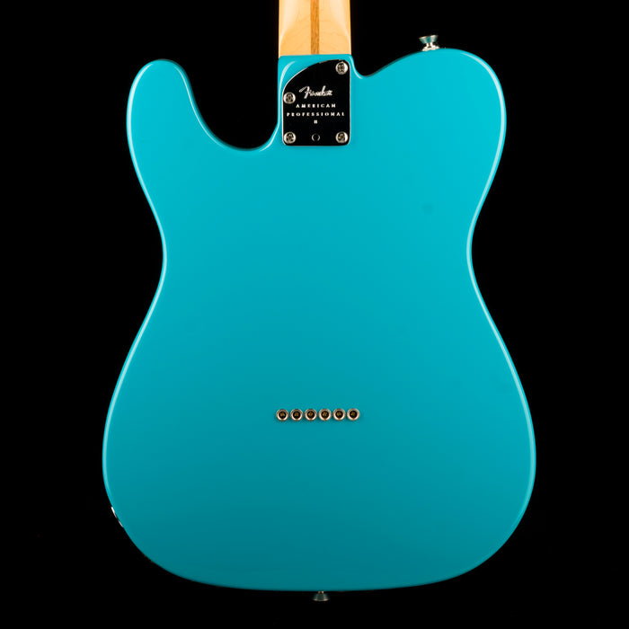 Used Fender American Professional II Telecaster with TV Jones Pickups Miami Blue with OHSC