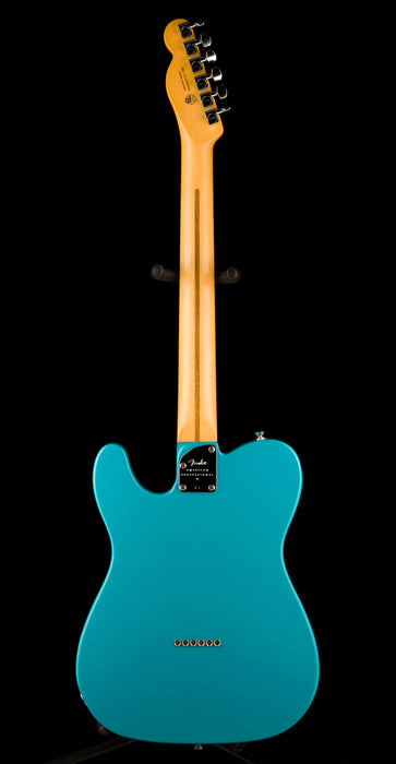 Used Fender American Professional II Telecaster with TV Jones Pickups Miami Blue with OHSC