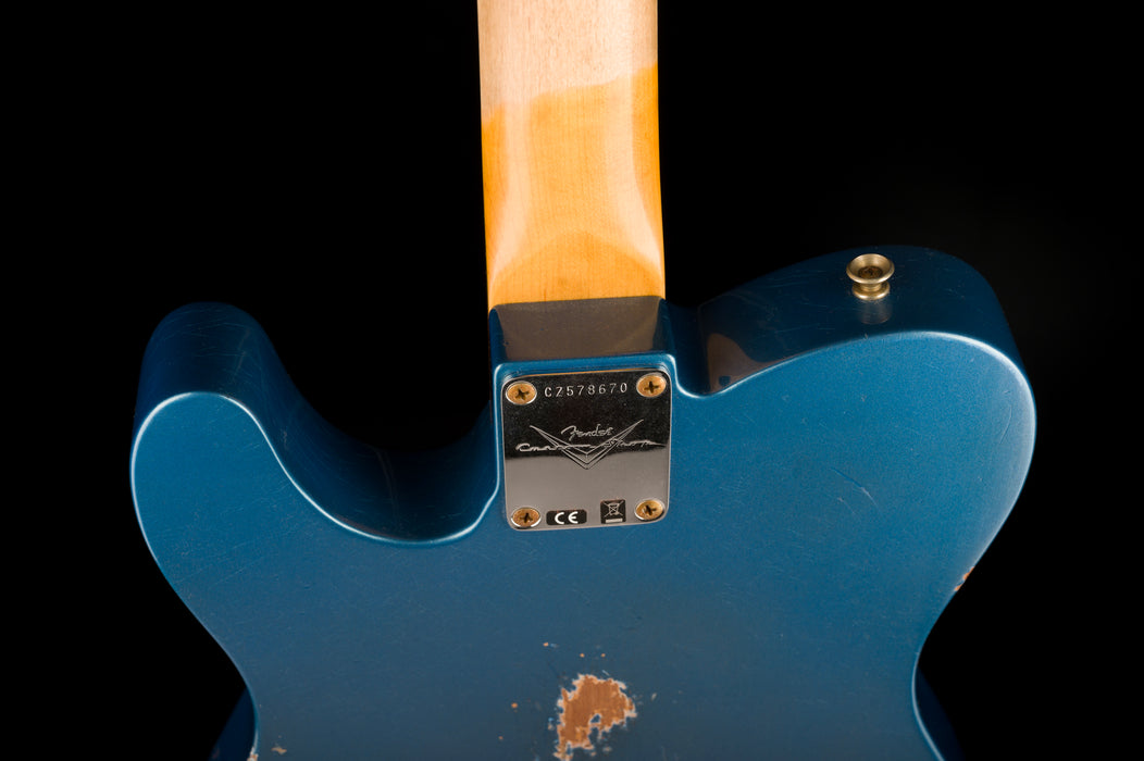 Fender Custom Shop 1963 Telecaster Relic Aged Lake Placid Blue