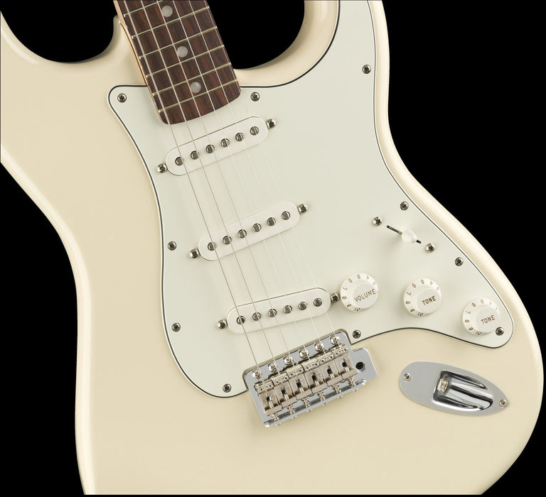 Fender Artist Series Albert Hammond Jr. Signature Strat Olympic White Front Body