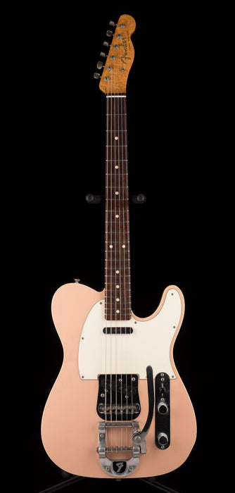 Used Fender Custom Shop Telecaster Custom with Bigsby and Abby Pickups Closet Classic Shell Pink with OHSC