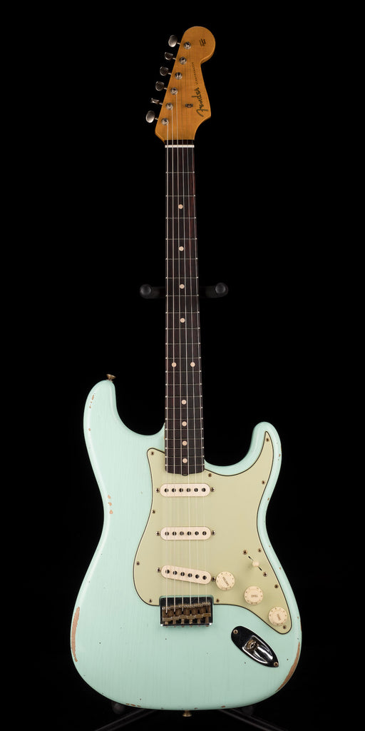 Pre Owned 2022 Fender Custom Shop ‘62 Stratocaster Relic Faded Surf Green