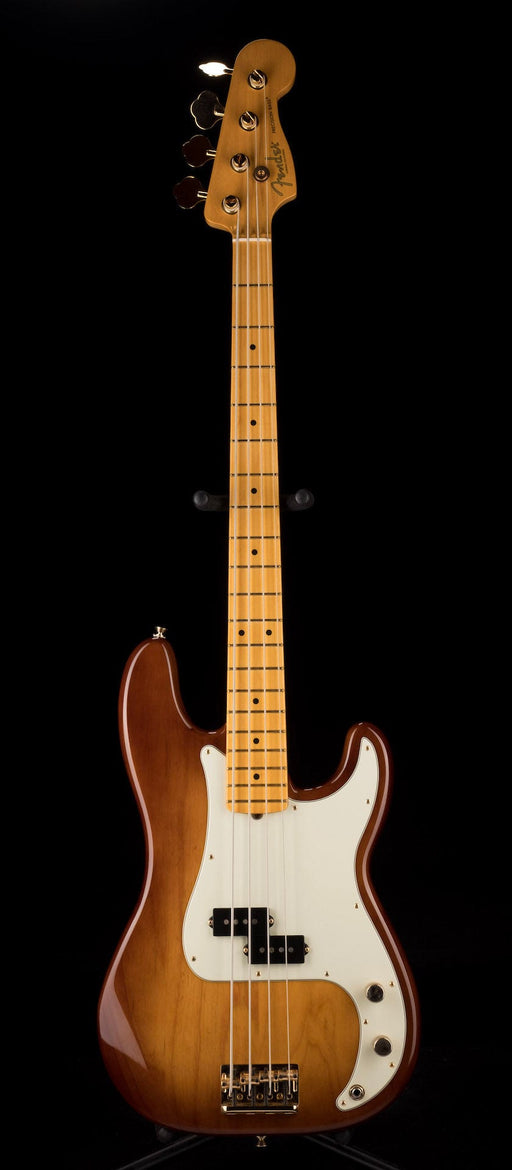 Used Fender 75th Anniversary Commemorative Precision Bass 2-Color Bourbon Burst with OHSC