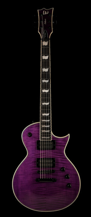 Pre Owned ESP Deluxe LTD EC-1000 Trans Purple With OHSC