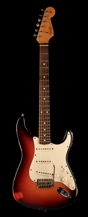 Pre Owned Fender Custom Shop 60's Stratocaster Vince Cunetto Relic 3-Tone Sunburst With Case