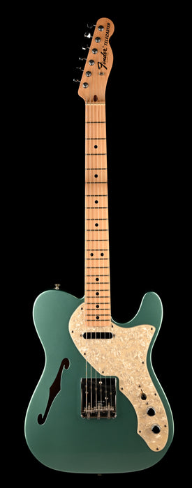 Pre Owned Fender Custom Shop 1969 Telecaster Thinline Teal Green Metallic With HSC