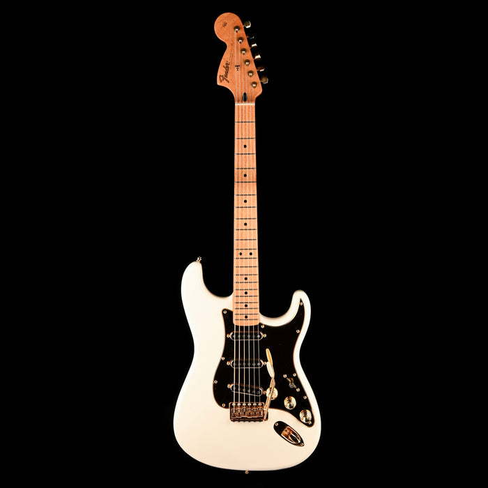 Pre Owned 2007 Fender Special Run Reverse Headstock Olympic White Stratocaster Modified With Gig Bag