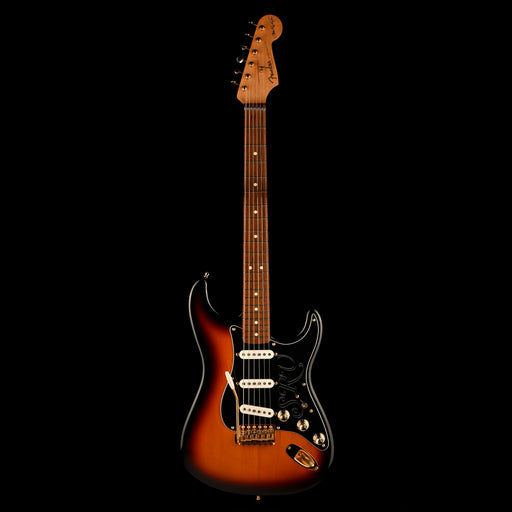 Pre Owned 2005 Fender Stevie Ray Vaughn Stratocaster 3-Tone Sunburst Modified With OHSC