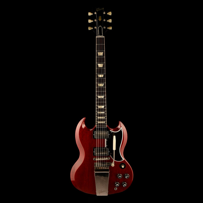 Pre Owned Gibson Custom Shop 1964 SG Standard With Maestro Vibrola VOS Cherry Electric Guitar With OHSC