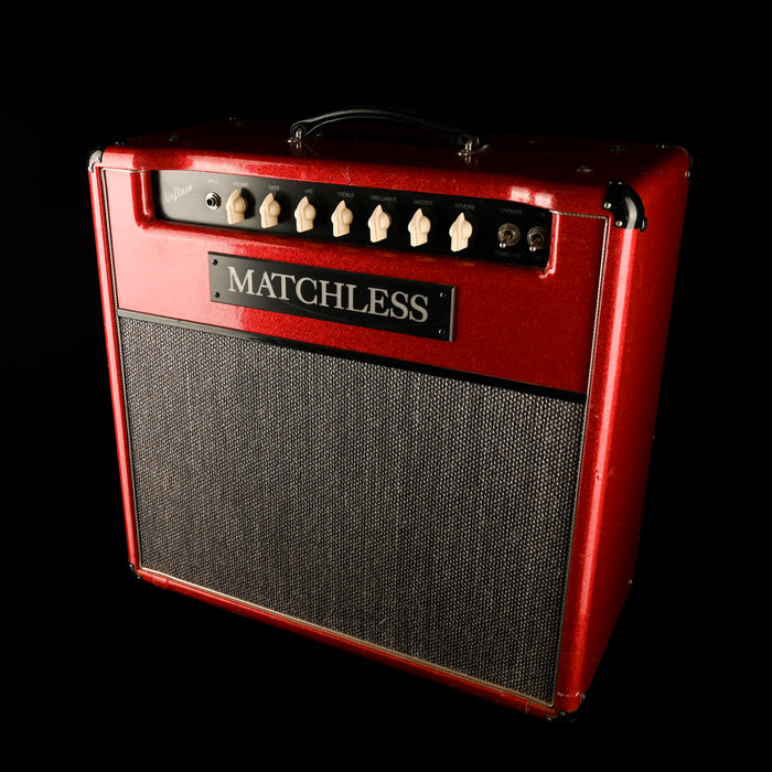 Pre Owned 1991-1998 Matchless Mark Sampson-era Chieftain 1x12" Guitar Amp Combo Red Sparkle