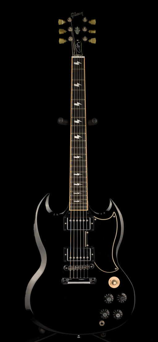 Pre Owned 2010 Gibson Angus Young Thunderstruck Signature SG Ebony With OHSC