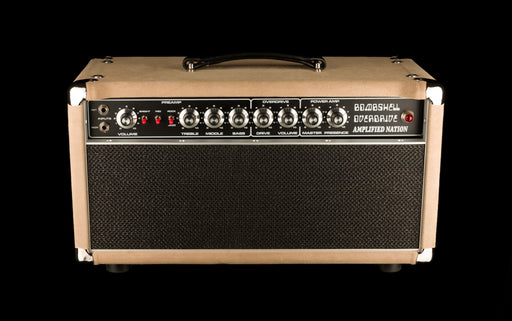 Pre Owned Amplified Nation The Bombshell Overdrive 100-Watt Head With 1x12" Ivory Suede Cabinet Guitar Amp - Ben Harper