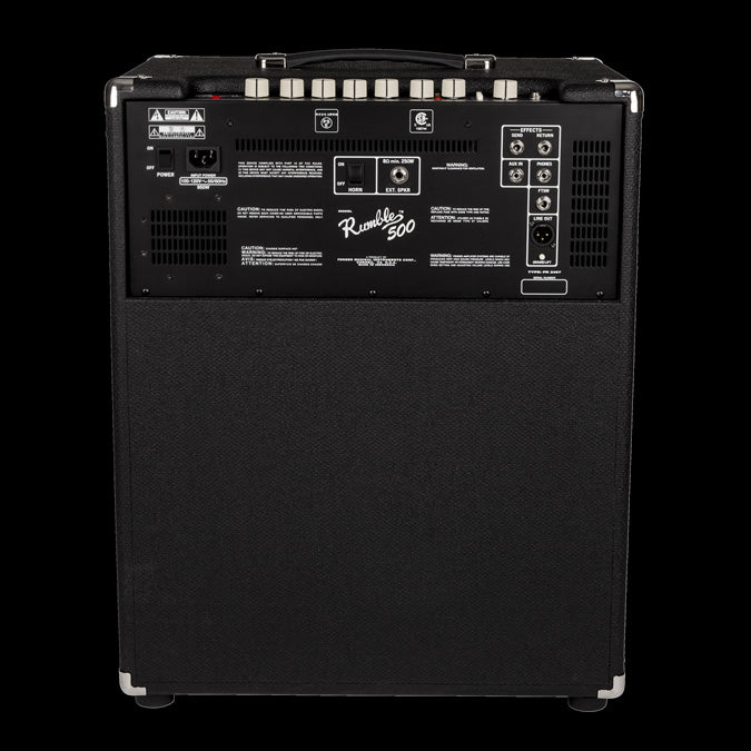 Fender Rumble 500 Bass Amp Combo Back