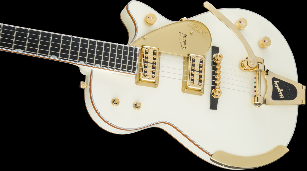 Gretsch G6134T-58 Vintage Select ’58 Penguin with Bigsby Vintage White Contour Body Left