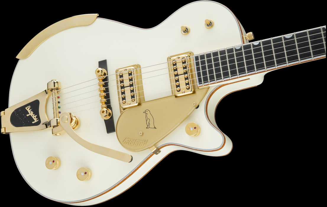 Gretsch G6134T-58 Vintage Select ’58 Penguin with Bigsby Vintage White Contour Body Right