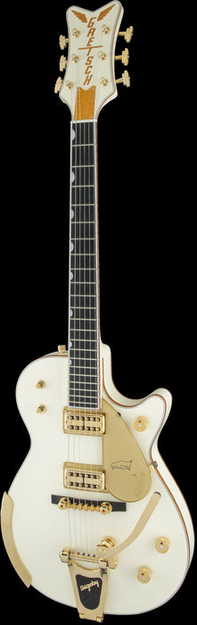 Gretsch G6134T-58 Vintage Select ’58 Penguin with Bigsby Vintage White Front Angle Left